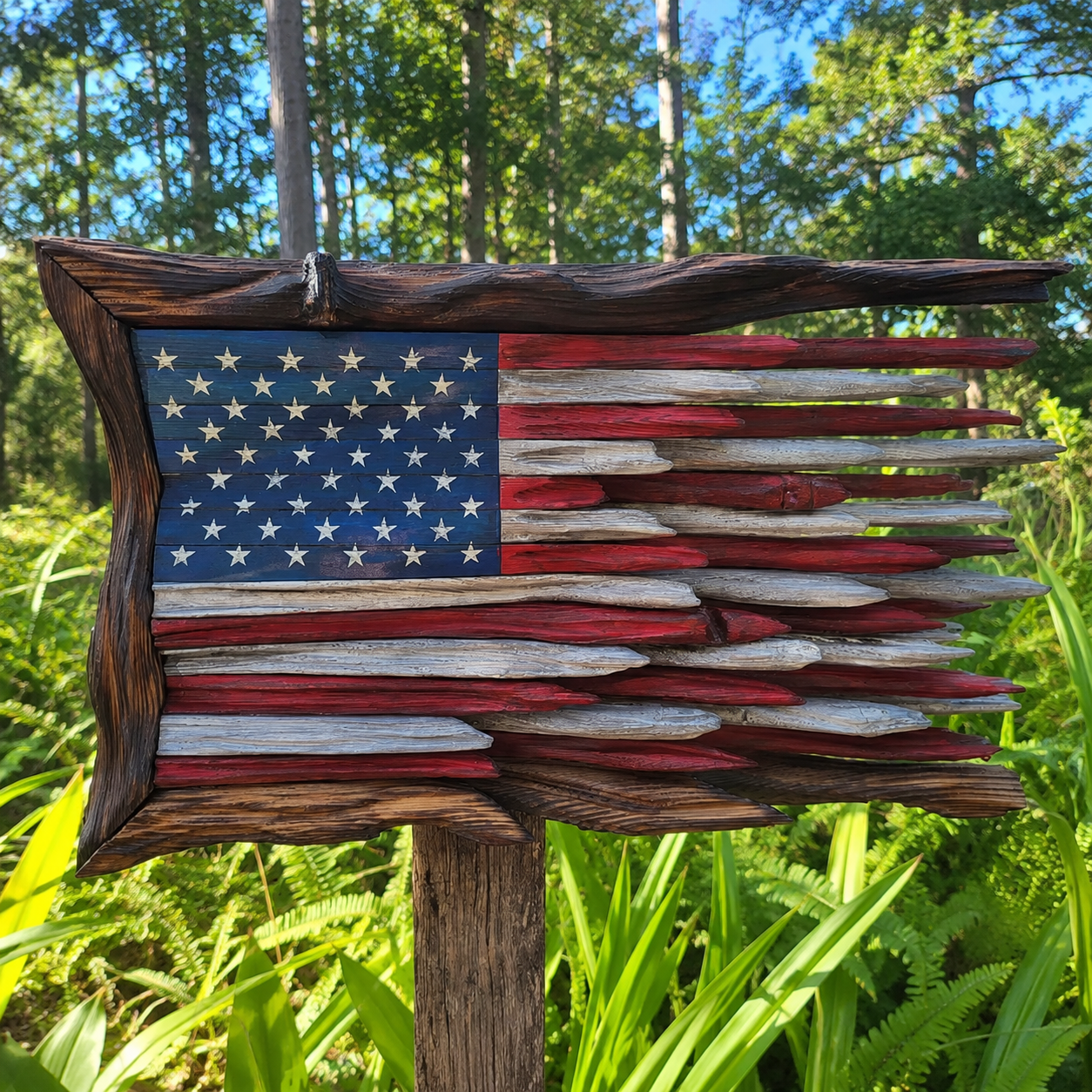 The Handcrafted USA Flags